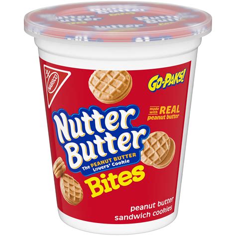 · nutter butter ice cream cone cookie treats. Nutter Butter Bites Peanut Butter Sandwich Cookies, 3.5 oz Go-Pak - Walmart.com - Walmart.com