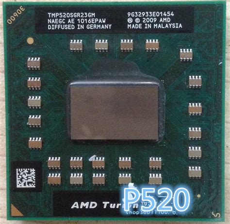 Procesor Cpu Amd Turion Ii P520 Tmp520sgr23gm 23ghzdual Core 25w