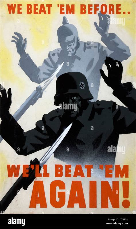 Vintage Deutsch Ww2 Propaganda Poster Fotos Und Bildmaterial In Hoher