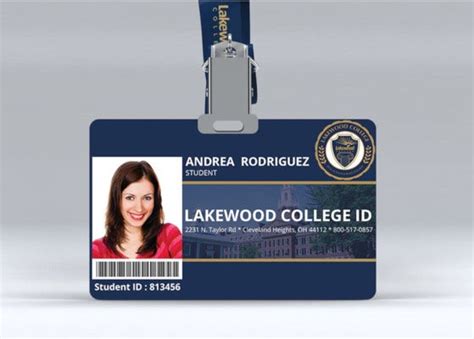 7 College Id Card Templates In Word Pages Psd Publisher Ai