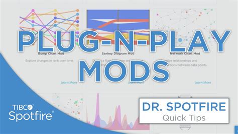 Free Custom Visualizations With Spotfire Mods Plug And Play Without