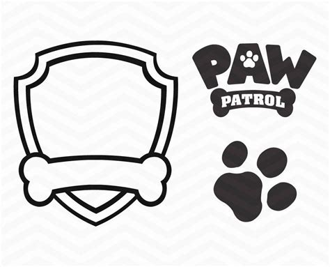 Bone clipart paw patrol bone paw patrol transparent free for download