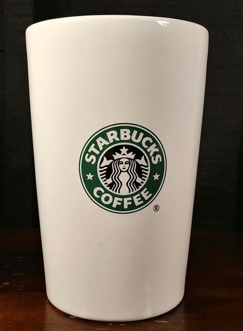 Rare Starbucks 2000 Large Ceramic Barista Coffee Jar Canister Utensil