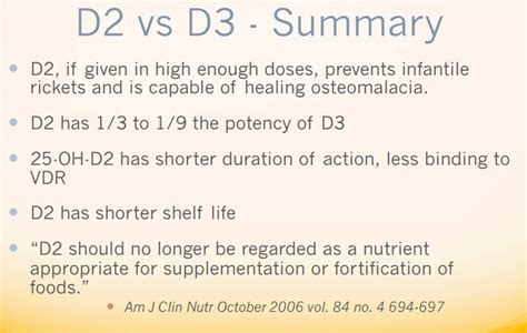 What is the difference between vitamin d2 vs. Overview Vitamin D3 not D2 | VitaminDWiki
