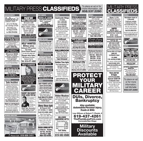 classifieds military press