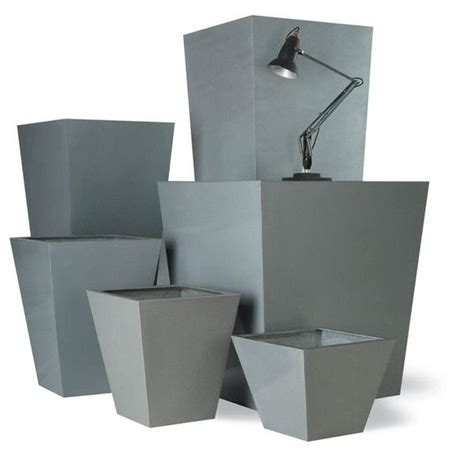 Modern Outdoor Fiberglass Planters Tapered Squares From 99
