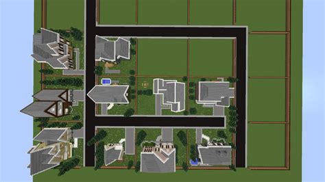 Suburbanmodern Town Minecraft Map