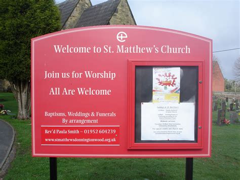 Church Notice Boards