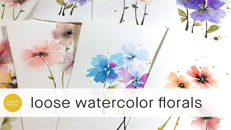 Loose Watercolor Flowers Tutorial Best Flower Site