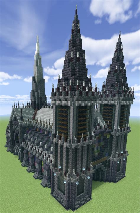 Dark Gothic Cathedral Minecraftbuilds