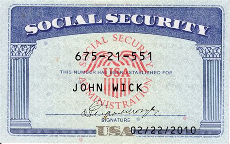 Printable Social Security Card Template Pdf Free
