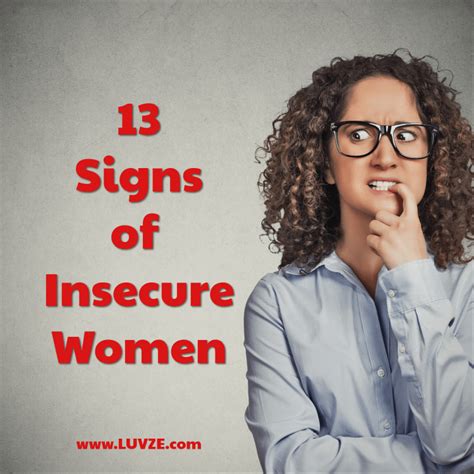 13 Signs Of Insecure Women And How To Deal With Them Insecure Women Insecure People Insecure