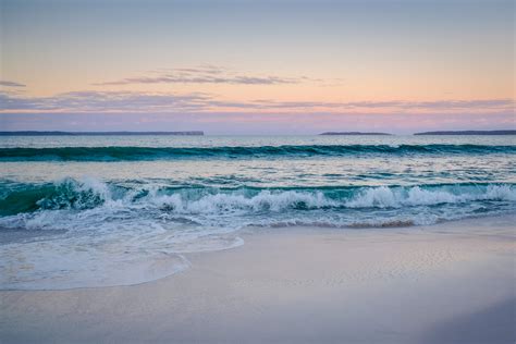Sea waves splashing on beach sand, morning calm, sea waves, beach sand ...