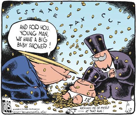 Political Cartoon On Trump Gop Propose Tax Reform By Tom Toles