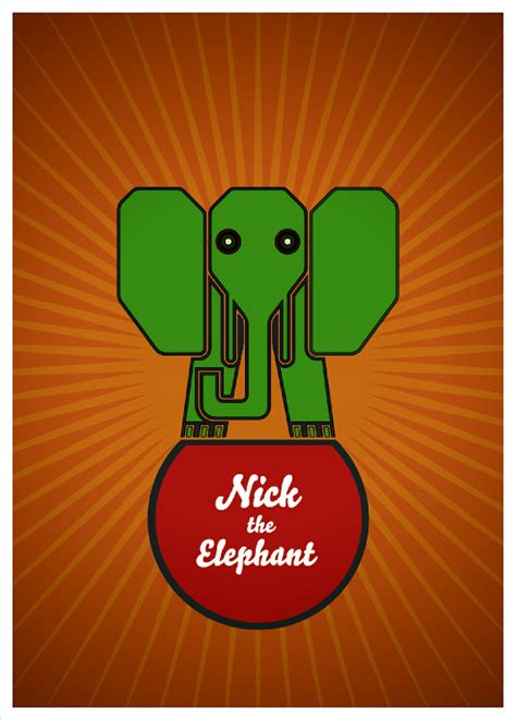 Nick The Elephant Logo For Zoo Logographic Design Londonlogo