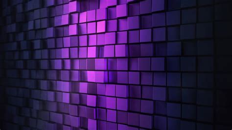 3d Background Wallpaper 4k Squares Purple Light Metal Aesthetic