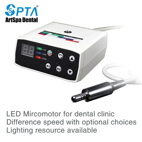 Dental Clinical Brushless Led Micro Motor Fiber Optical Electric Motor