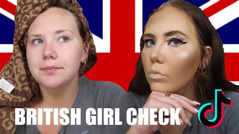 transforming into a tiktok british girl youtube