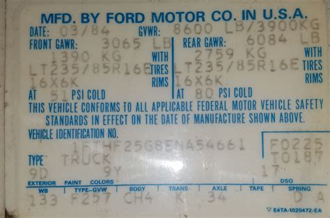 1980 1986 Axle Code Chart Needed Page 2 Ford Truck Enthusiasts Forums
