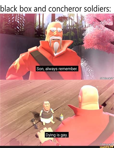 Black Box And Concheror Soldiers Funny Gaming Memes Tf2 Memes