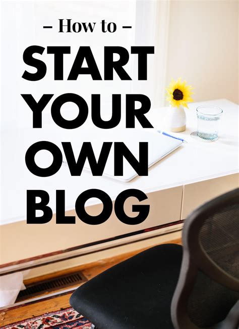 How To Start Your Own Blog 101