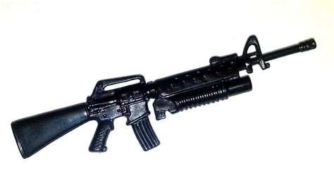 Original Vietnam War Colt M16a1 Display Gun With M203 40mm 44 Off
