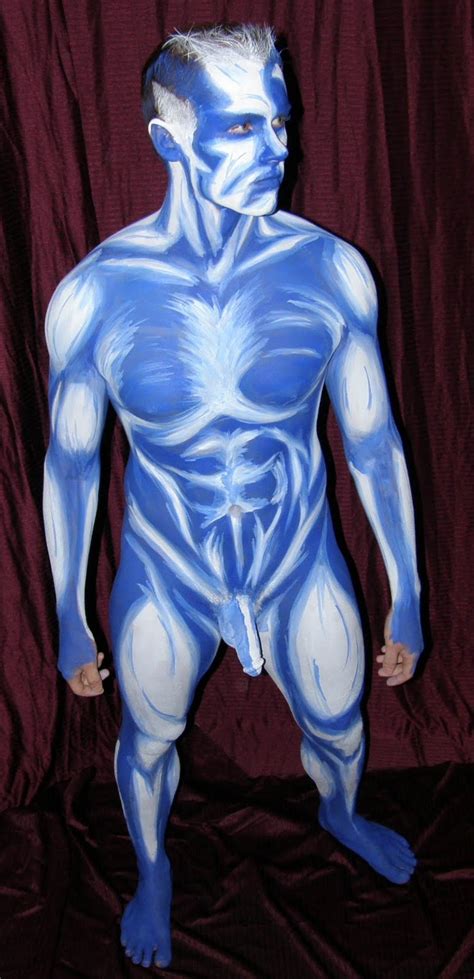 Full Body Painting On Men Cumception
