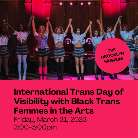 International Trans Day Of Visibility With Black Trans Femmes In The