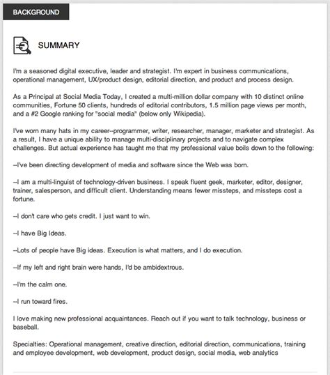 Customer service resume template free or grocery store. 3 Stunningly Good LinkedIn Profile SUMMARIES ...
