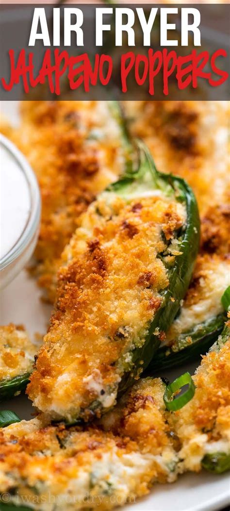 Air Fryer Jalapeño Poppers Recipe I Wash You Dry