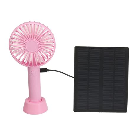 Solar Panel Handheld Fan 5w Low Energy Consumption Mini Handheld Fan