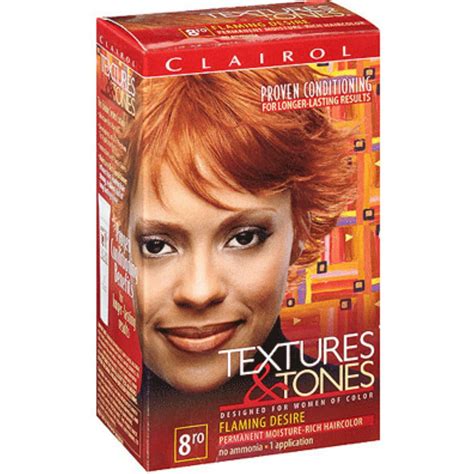 Clairol Textures And Tones Permanent Moisture Rich Hair Color Flaming