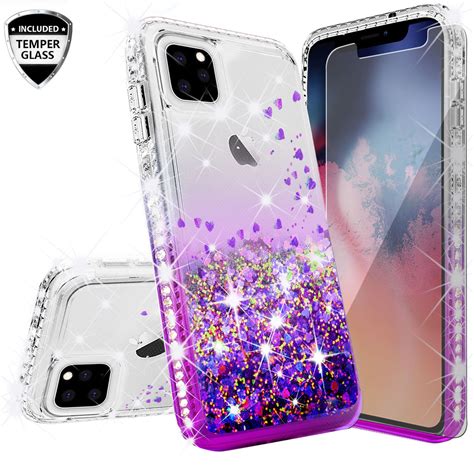 Compatible For Apple Iphone 11 Pro Case With Tempered