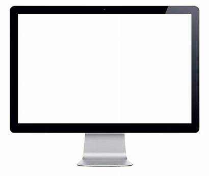 Computer Monitor Clipart Screens Transparent Background Desktop