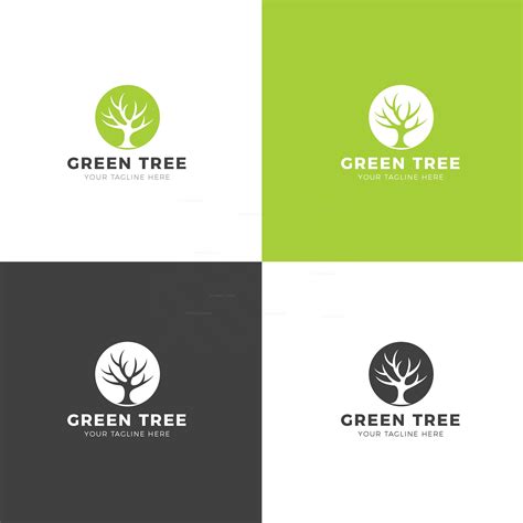 Tree Creative Logo Design Template Graphic Prime Graphic Design
