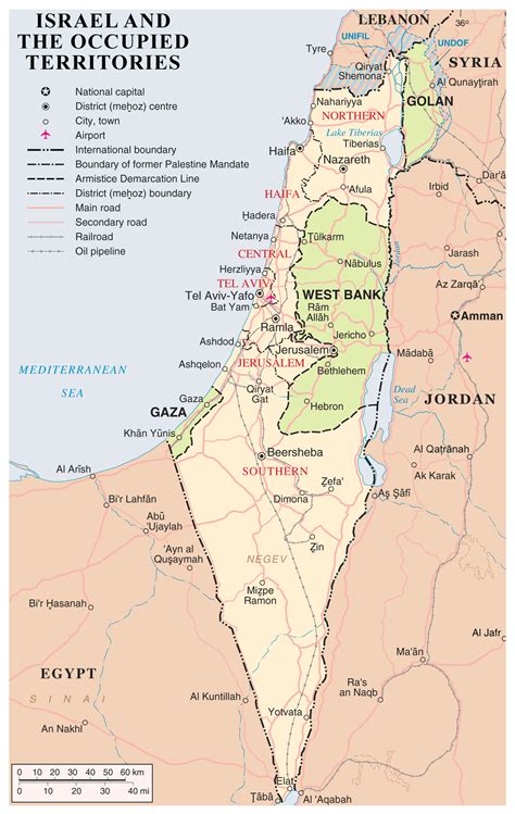 Maps Of Israel Detailed Map Of Israel In English Tourist Map Of