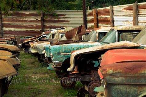 Cars At A Wrecking Yard In Northwest Washington Kyler L Photography