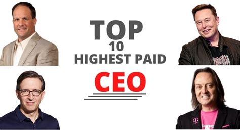Top 10 Highest Paid Ceos 2022 In The World Editorialge