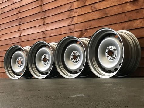 Banded Steel Wheels 16inch 4x100 Very Rare Staggered Set Up Bmw E30
