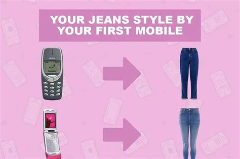 Primark Shares Chart Matching Your Jeans Style To Your First Mobile