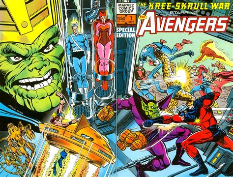 Comic Kree Skrull War Starring The Avengers 1 Nm 1983