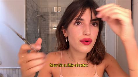 jeanne damas does french girl red lipstick—and a 5 second easy bang trim beauty secrets