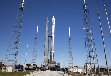 United Launch Alliance Atlas 5 Rocket Prepped For Nasa Satellite Launch