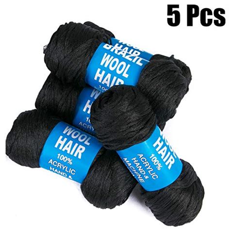 Shuku hairstyles can be called the trend of this season. 5 Packs Brazilian Yarn Wool Hair Arylic Yarn For Hair ...