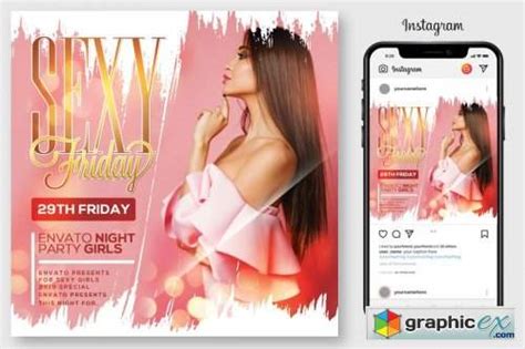 Sexy Friday Party Flyer Free Download Vector Stock Image Photoshop Icon