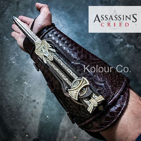 Assassin S Creed Hidden Blade Of Aguilar Cosplay Role Play Pirate Gauntlet New Kolour Co