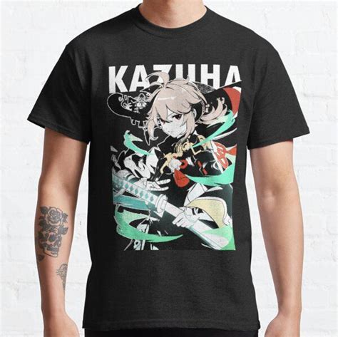 kazuha genshin impact kaedehara kazuha genshin genshin impact shirt shirt t shirt classic t