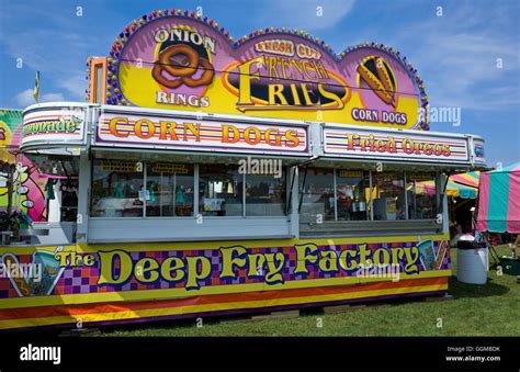 Food Stand At Country Fair And Carnival Editorial Use Only Stock