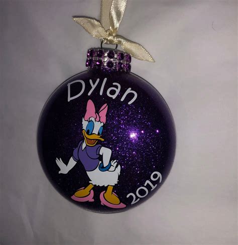 Personalized Daisy Duck Ornament Etsy