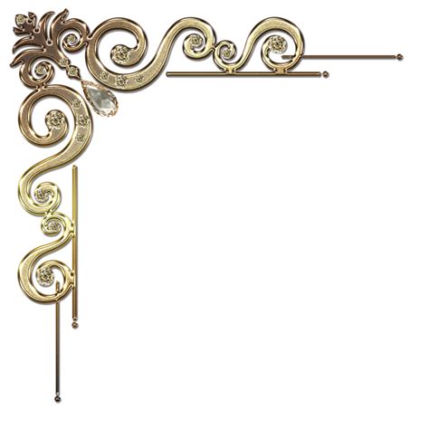 Download And Use Corner Ornament Clipart Png Transparent Background
